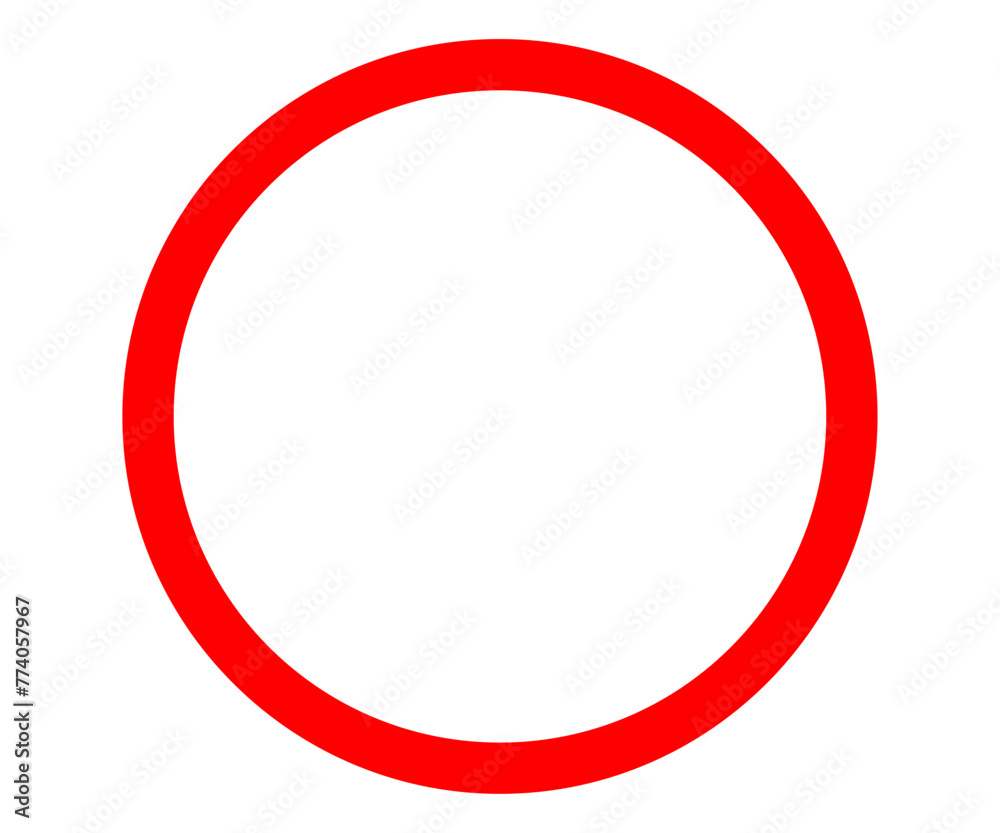 red circle red circle