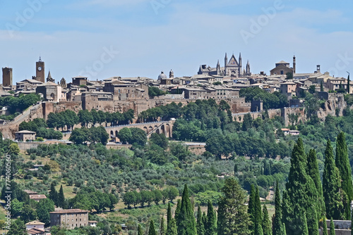Orvieto, panorama della città antica, Terni - Umbria photo