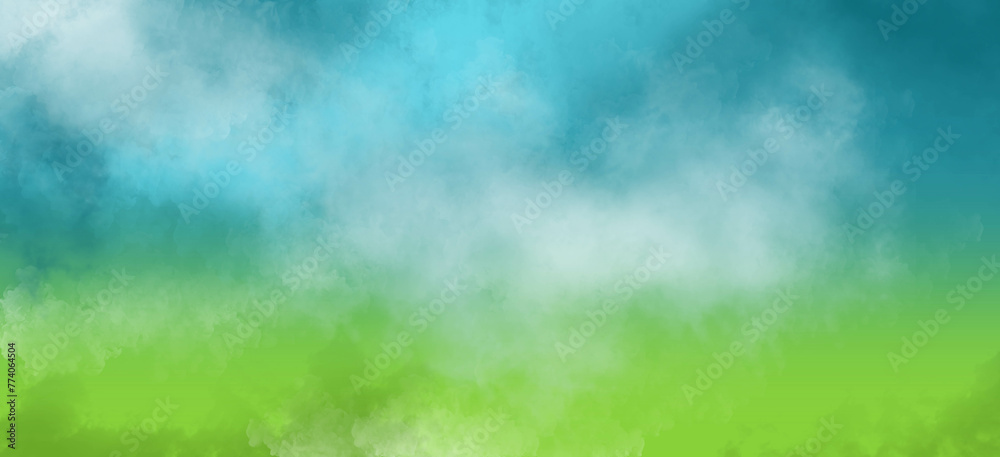 Natural background, gradient color, soft green tone.