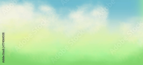 Natural background, gradient color, soft green tone.