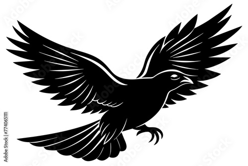 simple-flying-bird-silhouette-vector-illustration