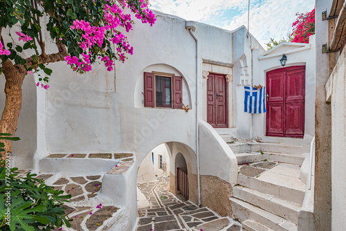 Fototapeta Naklejka Na Ścianę i Meble -  Marpissa town in Paros, Greece.