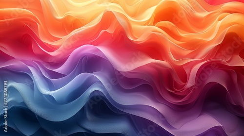 Wave Liquid shape on multicolor background. Modern illustration for your project.