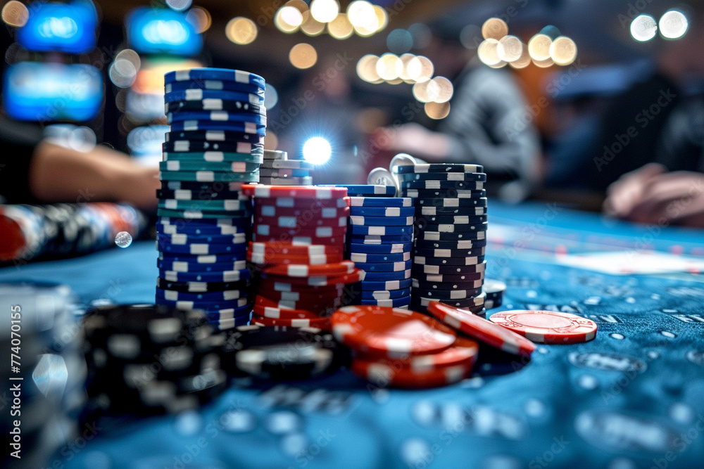 Poker Texas Holdem Hold'em Glücksspiel in Las Vegas