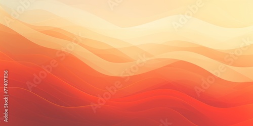 Tan red gradient wave pattern background with noise texture and soft surface gritty halftone art