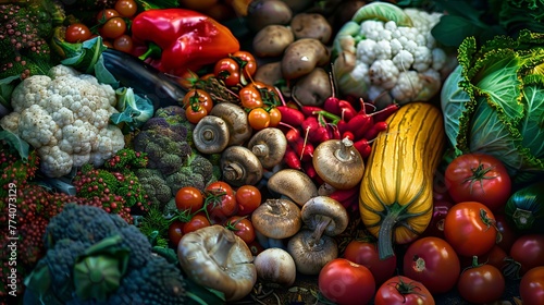 Veggies from a farmer's market in Colmar, France, in the Alsace region