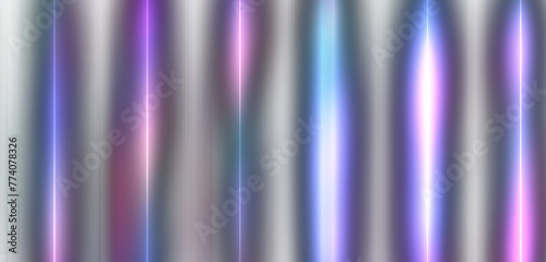 Abstract background with neon colored lines. Multi-colored vertical light. 