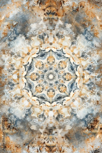 Cosmic Tie-Dye Swirls - Tie-dye swirls that mimic the galaxies, all in a palette that transitions from earthly tones to celestial whites and golds created with Generative AI Technology © Sentoriak