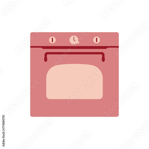 Oven vector icon. Microwave logo icon. Kitchen oven vector symbol. Electric oven vector icon. Homemade baking vector concept.