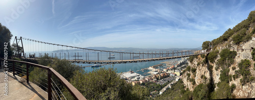 Panorama from the Windsor suspension bridge