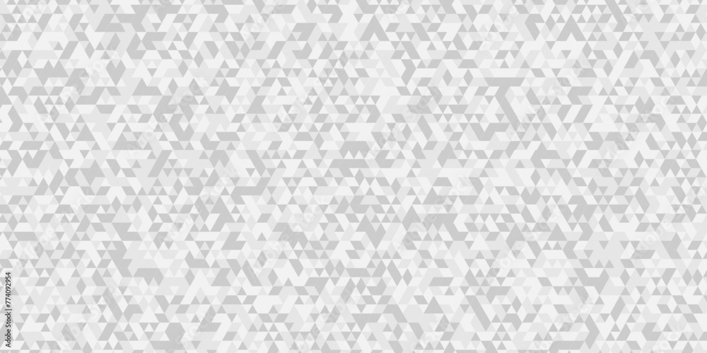 	
Vector geometric seamless technology gray and white transparent triangle background. Abstract digital grid light pattern white Polygon Mosaic triangle Background, business and corporate background.