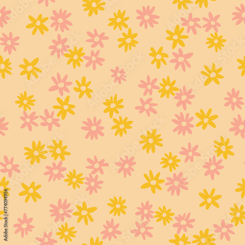 flower floral seamless pattern background, print, pattern, greeting card, banners, web, wrapping paper, fashion, fabric, textile, wallpaper, cover