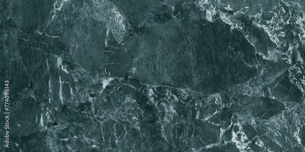 Obraz premium Dark green grey marble stone texture