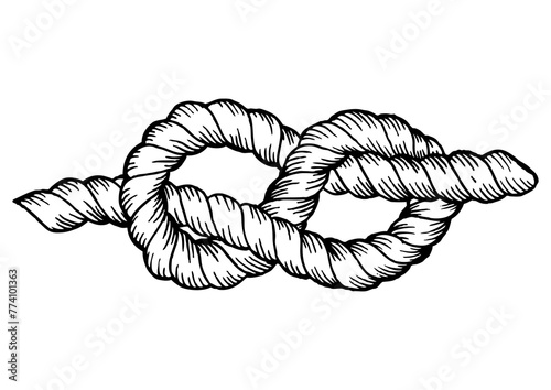 Knot engraving PNG illustration