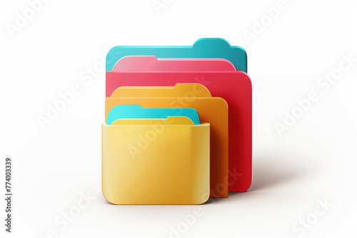 Files and folders graphic on a white background.