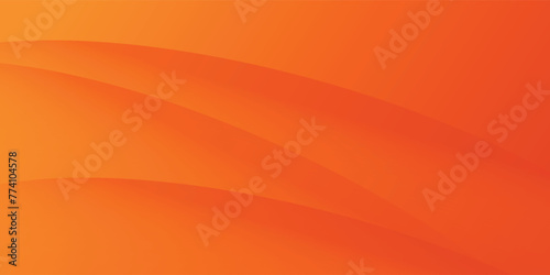 Abstract orange background with glowing diagonal rounded lines. Modern yellow gradient geometric shape design element. Minimal geometric. Futuristic concept. Vector illustration. eps 10.