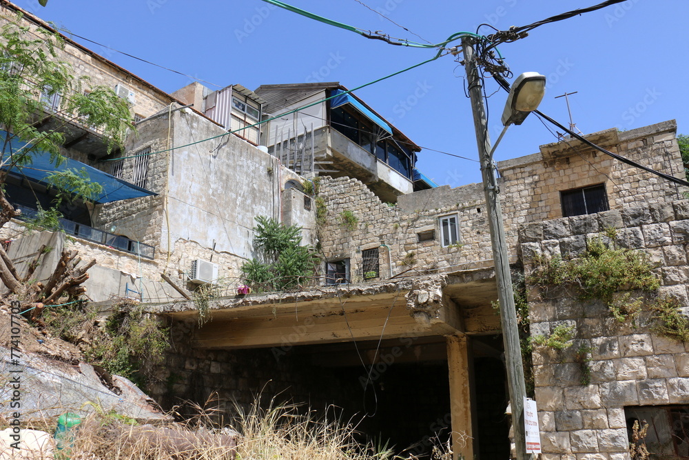 06/30/2023 Safed Israel. Ancient city of Safed, city of Kabbalists and artists