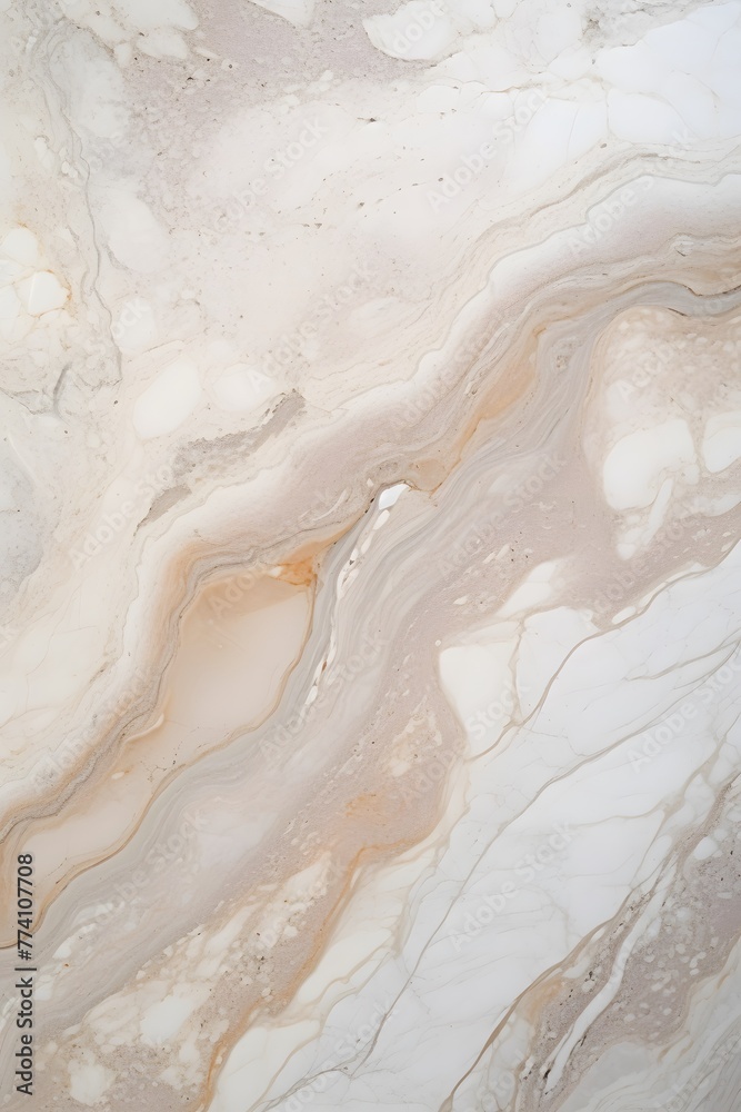 Obraz premium white and beige marble background