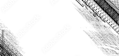 Design Vektor Hintergrund mit Texturen und Strukturen - Zäune und Strukturen - Grunge Halbton Style