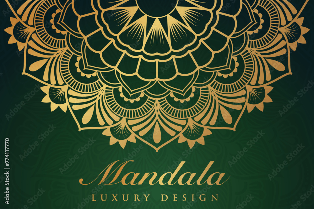 Luxurious decorative pattern background design, retro mandala pattern design Luxurious decorative pattern background design, retro mandala pattern design