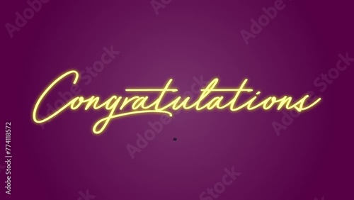 Luxury Congratulations Title Animation