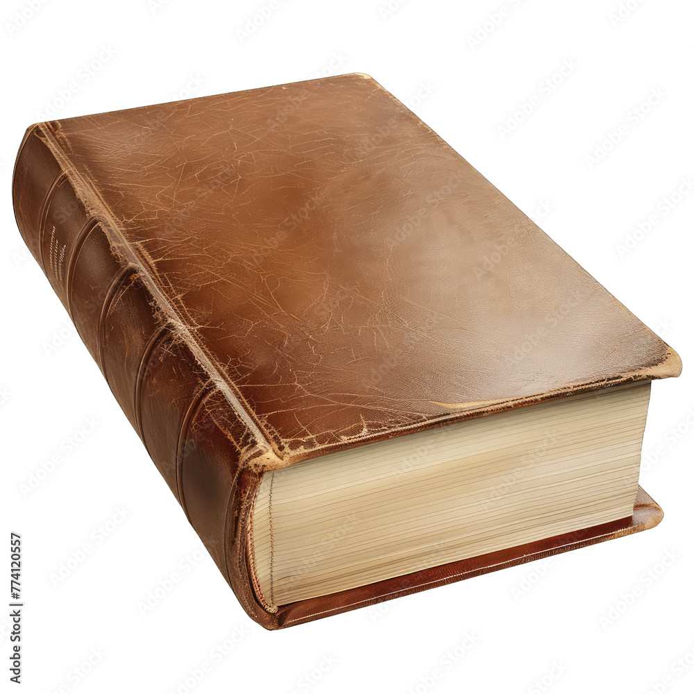 Obraz premium old book isolated on white