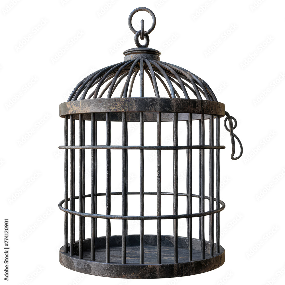 birdcage isolated on white birdcage isolated on white