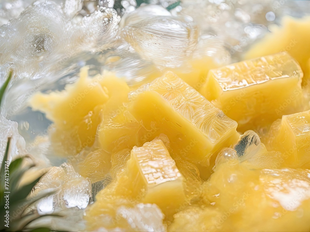 pineapple on a white background pineapple on a white background