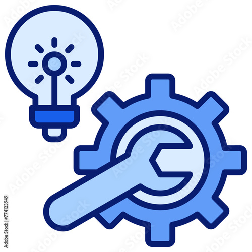 Troubleshoot blue icon