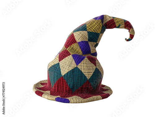a colorful jester hat