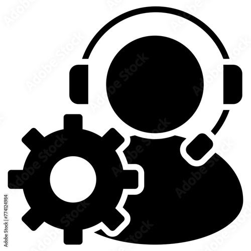 Customer Care solid icon