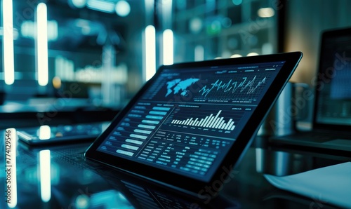 A business analytics dashbo...