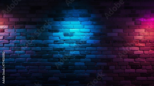 The Vibrant Colored Brick Wall