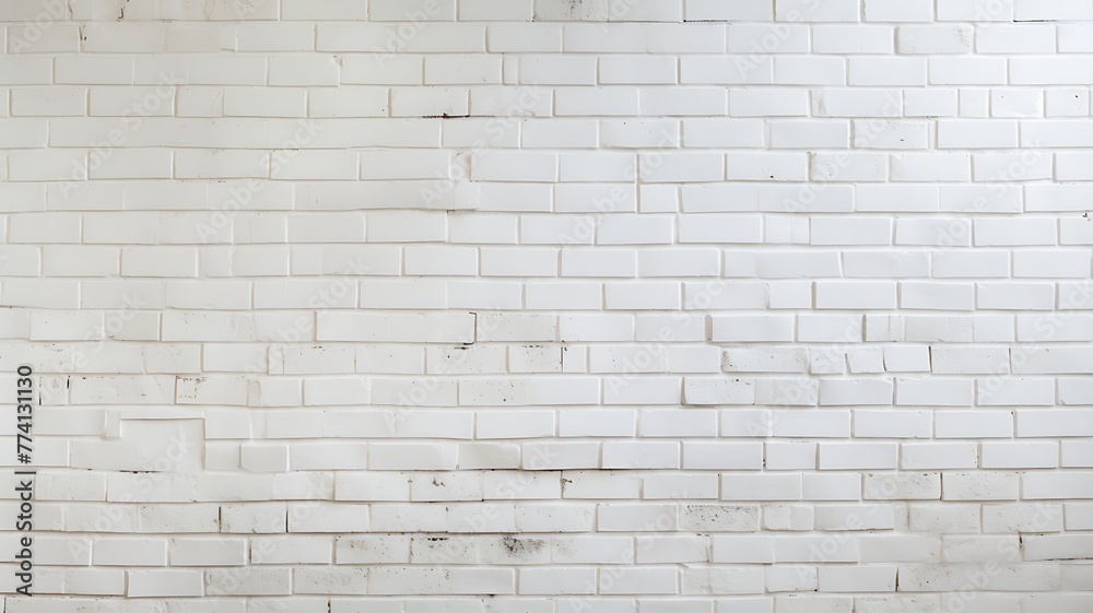 Wall of Character: Panoramic Banner Featuring Brick Texture