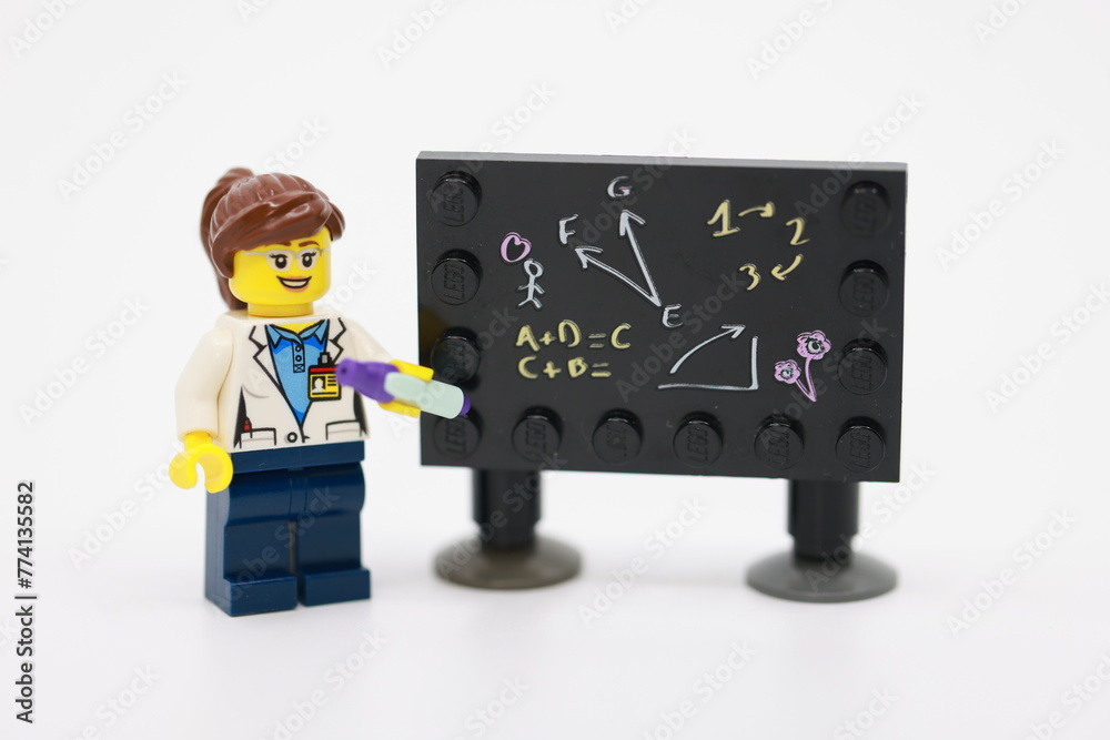 Naklejka premium Hong Kong - April 3 2024: a architect plan to build a house