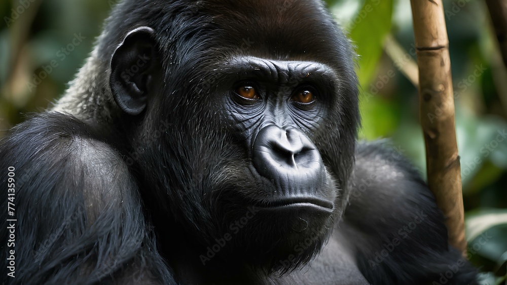 realistic image of a gorilla
realistic image of a gorilla