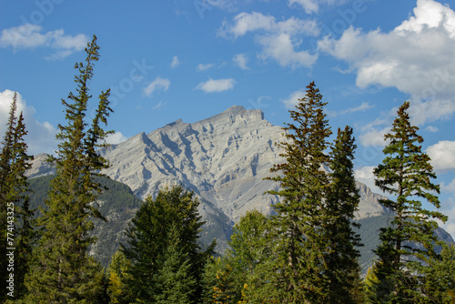 View of Mount Norquay from Banff.
