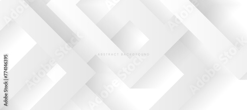 Grey white abstract background square geometric for presentation design