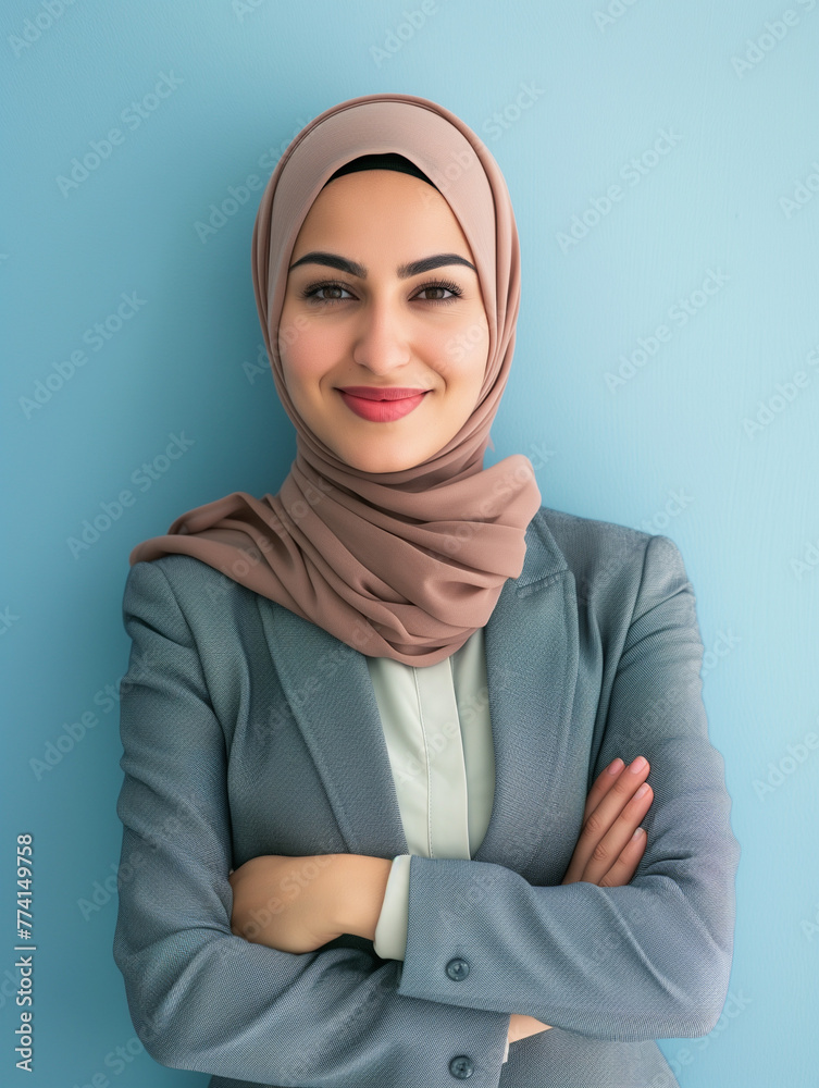 Successful Woman at Work, Professional Profile Picture. Equality, Diversity, Empowerment. Global Company, Modern Society, Respecting Traditions. Business, Career, Education. Employee, Manager,Customer Successful Woman at Work, Professional Profile Picture. Equality, Diversity, Empowerment. Global Company, Modern Society, Respecting Traditions. Business, Career, Education. Employee, Manager,Customer