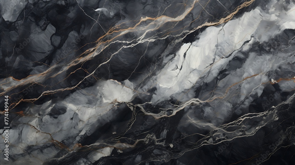 Panoramic Beauty: Abstract Marble's Enchanting Display