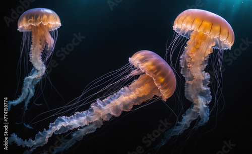 jelly fish in the sea © rodrigo