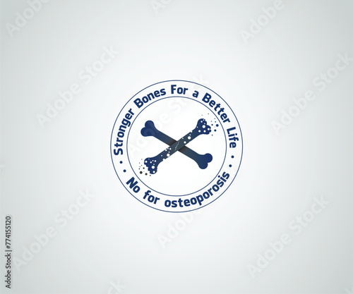 No for osteoporosis logo