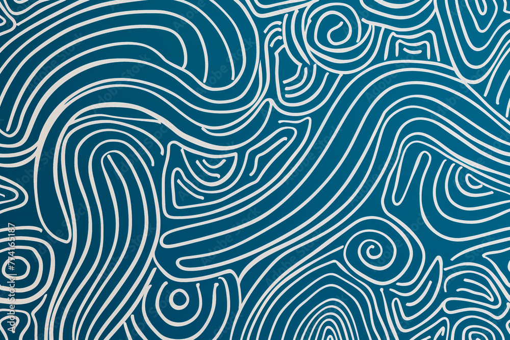 Fototapeta premium A simple design featuring intricate patterns of lines ,abstract, background
