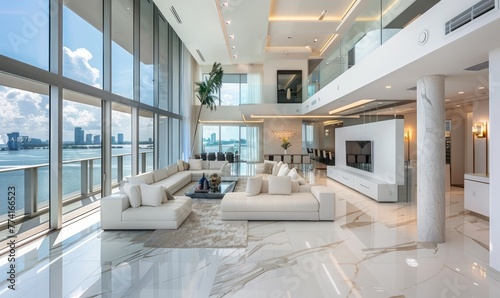 A modern Miami penthouse