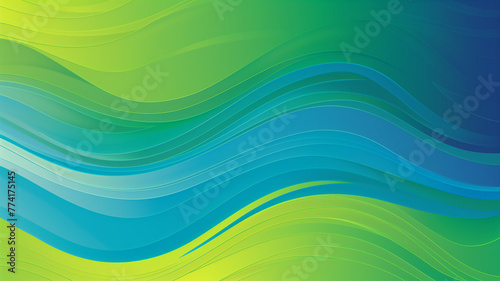 Abstract wavy turquoise pattern.