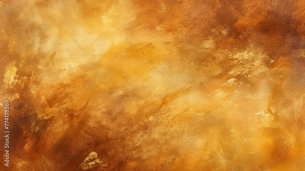 A smooth, shimmering golden amber texture, perfect for a luxurious and upscale background design Ai Generative
