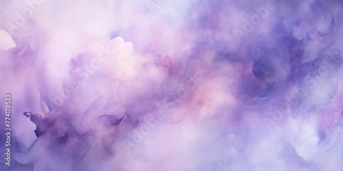 Violet light watercolor abstract background