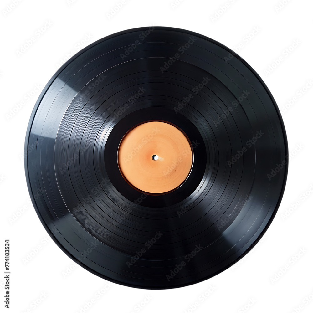 Obraz premium view vinyl record assortment