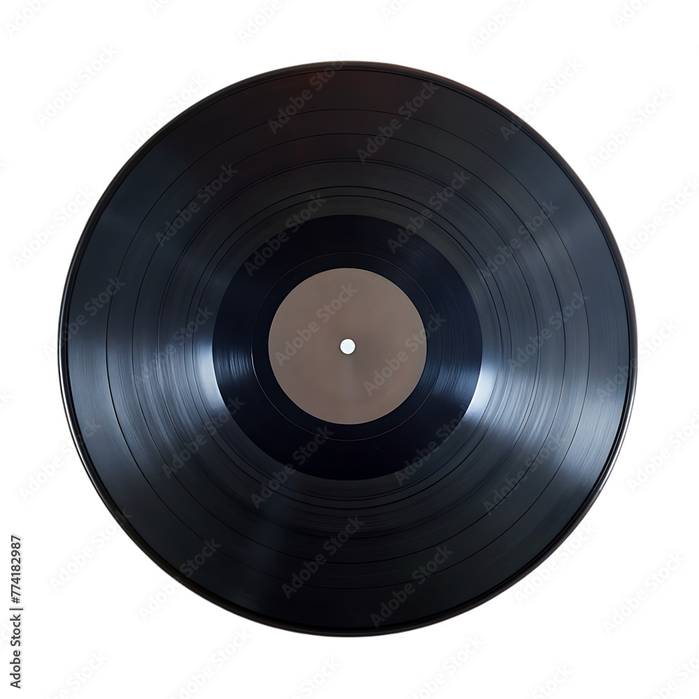 Obraz premium view vinyl record assortment