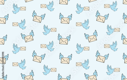 mail. the icon. doodle icon. Doodle. drawing. letter. send a message. receive a letter. an email. vector. He is respectable. the point of issue of the letter. mail delivery. a sealed envelope.